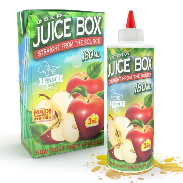 One Mad Hit Juice Box E-juice (180 Ml.) demo-DEV-446 One Mad Hit Juice Box E-juice (180 Ml.) demo-DEV-446